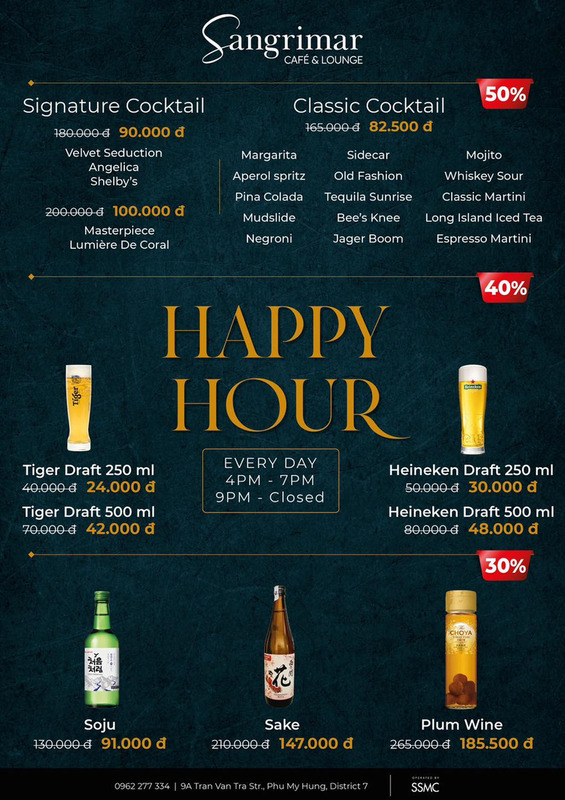 HAPPY HOUR PROMOTION